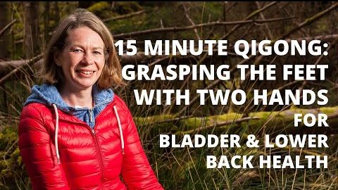 15 Minute Qigong Exercises For Bladder Health | Grasping Feet With Both Hands | 8 Pieces of Brocade